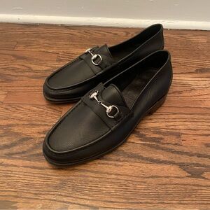 Meermin Unlined Black softcalf Horsebit Loafer 9UK / US10